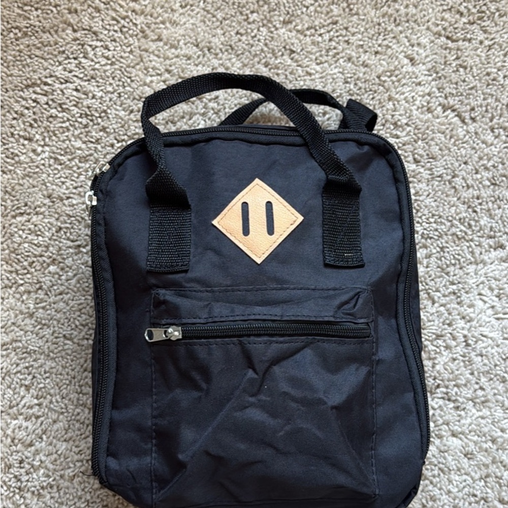 Black Canvas MINI Backpack